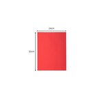 Paquet de 100 chemises JURA 250 en carte 240 grammes rouge EXACOMPTA