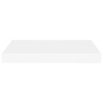 vidaXL Étagères murales flottantes 4 Pièces blanc 40x23x3 8 cm MDF