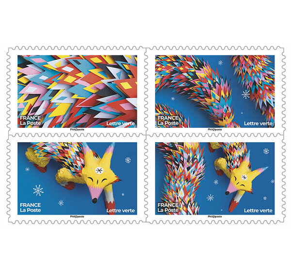 Lot De 12 Timbres Lettre Verte 20g - Autocollants, Validité Permanente - Pour Envois Jusqu'à 20g