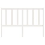 vidaXL Tête de lit Blanc 156x4x100 cm Bois massif de pin