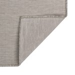 vidaXL Tapis à tissage plat d'extérieur 160x230 cm Taupe