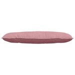 vidaXL Coussin de Dos Rose 120 x 50 cm Tissu en velours côtelé