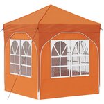 vidaXL Tente de fête pop-up 192 x 192 x 245 cm Orange