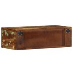 VidaXL Meuble TV mural 60x30x19 cm bois massif de récupération