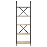 vidaXL Étagère Chêne sonoma 60 x 30 x 183 cm Bois d'ingénierie