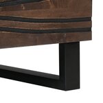 vidaXL Table Basse 80x50x40 cm Bois Massif de Manguier et Bois d'Ingénierie