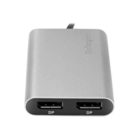 Startech.com adaptateur thunderbolt 3 vers double displayport - adaptateur vidéo double écran/multi-écran thunderbolt 3 vers double displayport 1.2 (dp) 4k 60 hz/5k - thunderbolt type c vers displayport