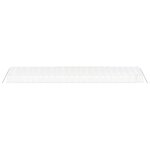 vidaXL Serre avec cadre en acier blanc 132 m² 22x6x2 85 m