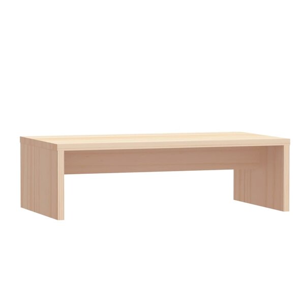 vidaXL Support de moniteur 50x27x15 cm Bois de pin solide
