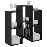 vidaXL Buffet Chêne noir 90 x 30 x 90 cm