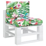 vidaXL Coussins de palette lot de 2 multicolore tissu Oxford