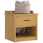 vidaXL Banc de couloir SANDNES 45x40x50 cm bois de pin massif