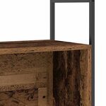 vidaXL Étagère Chêne fumé 80 x 30 x 78.5 cm Bois d'ingénierie