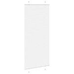 vidaXL Store plissé blanc 95x200 cm largeur du tissu 94 4 cm polyester