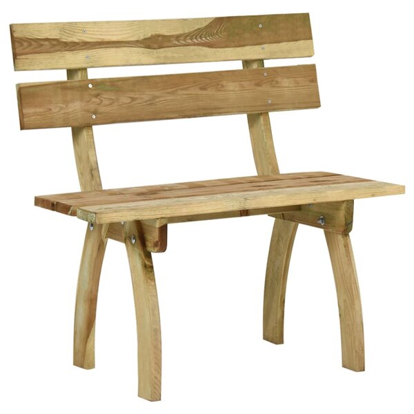 vidaXL Banc de jardin 110 cm bois de pin imprégné