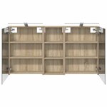 vidaXL Ensemble de Meubles de Salle de Bain 3 Pièces 130 x 14 5 x 70 cm