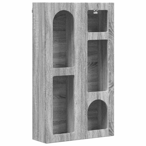 vidaXL Armoire suspendue avec étagère Gris Sonoma 59 x 20 x 100 cm