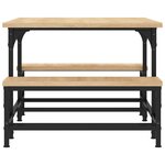 vidaXL Table basse chêne sonoma 100x50 5x40 cm bois d'ingénierie