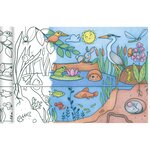 rouleau de papier Affiche Graffy Roll pré-imprimée 5m x 35cm Ecosystème AVENUE MANDARINE