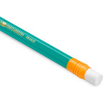 Evolution Crayon de papier avec gomme mine HB corps hexagonal vert (paquet 12 unités)