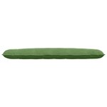 vidaXL Coussin de Dos Vert clair 200 x 50 cm Tissu en velours côtelé
