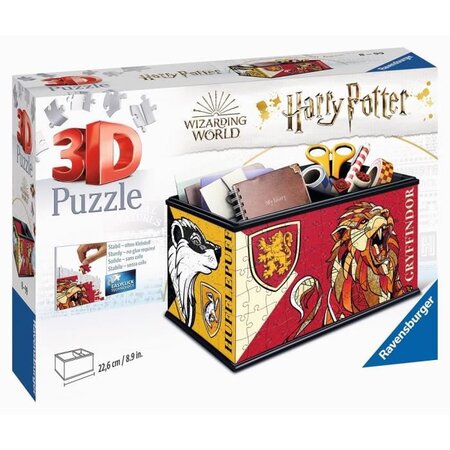 Harry potter puzzle 3d boite de rangement - ravensburger - pot a crayons 216 pieces - sans colle - des 8 ans