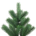 vidaXL Sapin de Noël artificiel Nordmann avec LED et boules Vert 210cm