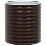 vidaXL Jardinière surélevée Marron 160 x 80 x 81 cm Acier