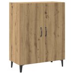vidaXL Buffet avec armoire murale chêne artisanal bois d'ingénierie