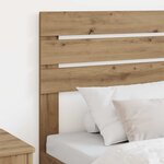 vidaXL Tête de lit Chêne artisanal 100 cm Bois d'ingénierie