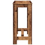 vidaXL Table de bar vieux bois 102x50x103 5 cm bois d'ingénierie
