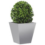 vidaXL Jardinières 2 Pièces 30x30x30 cm acier galvanisé