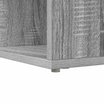 vidaXL Bureau d'angle Sonoma gris 101.5 x 149.5 x 149.5 cm