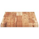vidaXL Étagères flottantes 2 Pièces 80x30x2 cm acacia massif à l'huile