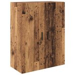 vidaXL Haut Armoire avec tiroir Bois Ancien 69 5 x 34 x 180 cm