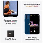 Smartphone apple iphone 12 mini 64gb blanc