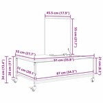 vidaXL Table basse Bois Ancien 91 x 55 x 32 cm Bois d'ingénierie