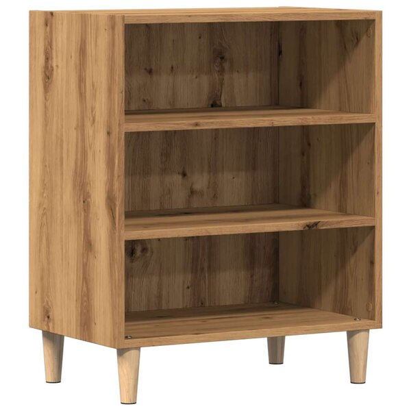 vidaXL Buffet chêne artisanal 57x35x75 cm bois d'ingénierie