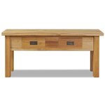 vidaXL Banc d'entrée teck massif 90 x 30 x 40 cm