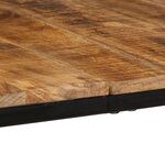 vidaXL Table à manger 200x100x75 cm bois de manguier massif brut