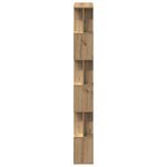 vidaXL Bibliothèque chêne artisanal 80x24x192 cm bois d'ingénierie