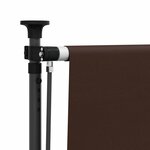 vidaXL Store Roulant Extérieur Marron 120 x 270 cm