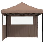 vidaXL Tente de fête Marron 292 x 292 x 315 cm Tissu Oxford