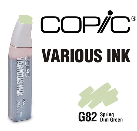 Encre various ink pour marqueur copic g82 spring dim green