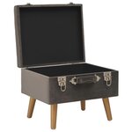 Tabourets de rangement 3 pièces 85 x 38 x 47 cm velours gris 02_0010720