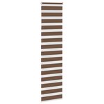 vidaXL Store zèbre marron 60x230 cm largeur du tissu 55 9 cm polyester