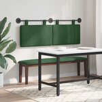 vidaXL Tête de lit suspendue Tissu en velours côtelé
