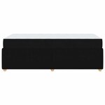 vidaXL Cadre de lit Autre Noir 80 x 200 cm tissu