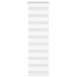 vidaXL Store zèbre blanc 40x150 cm largeur du tissu 35 9 cm polyester