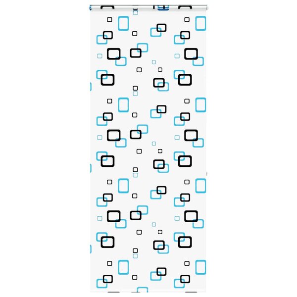 vidaXL Store enrouleur de douche avec cassette largeur du tissu 106 cm